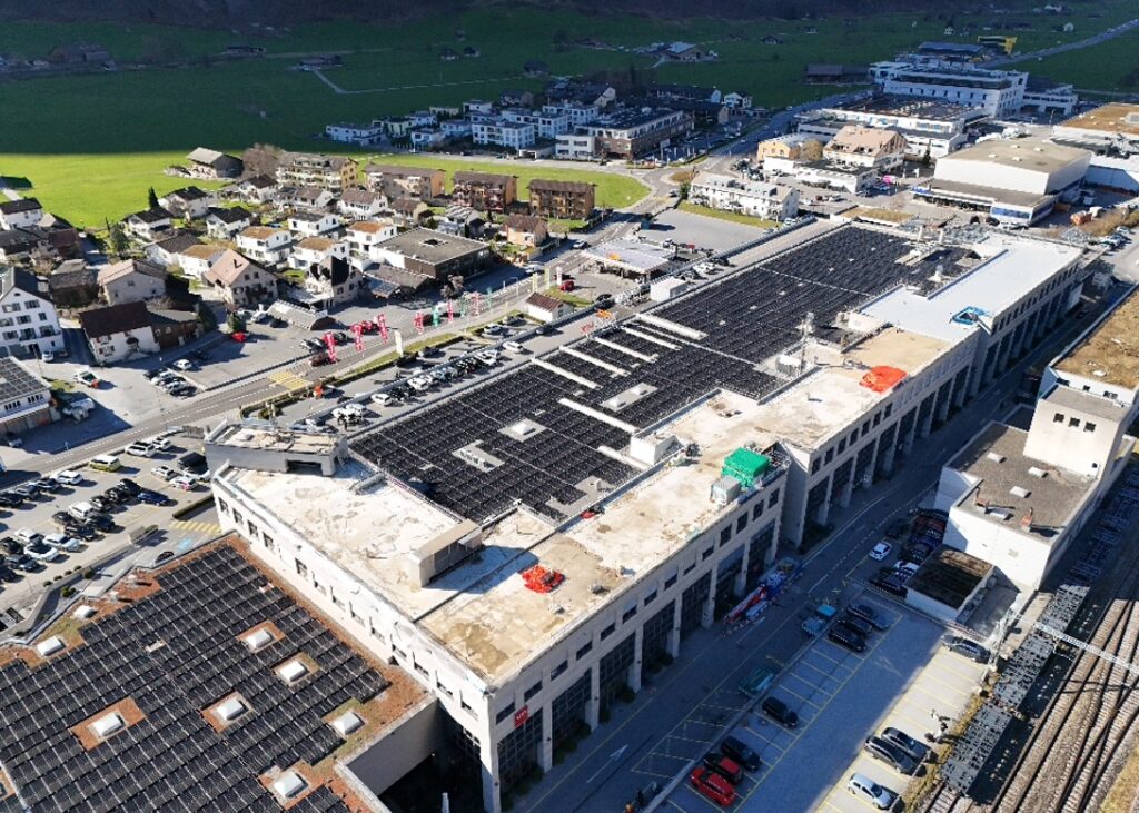 Gerüst für Photovoltaikanlage - PV- Anlage